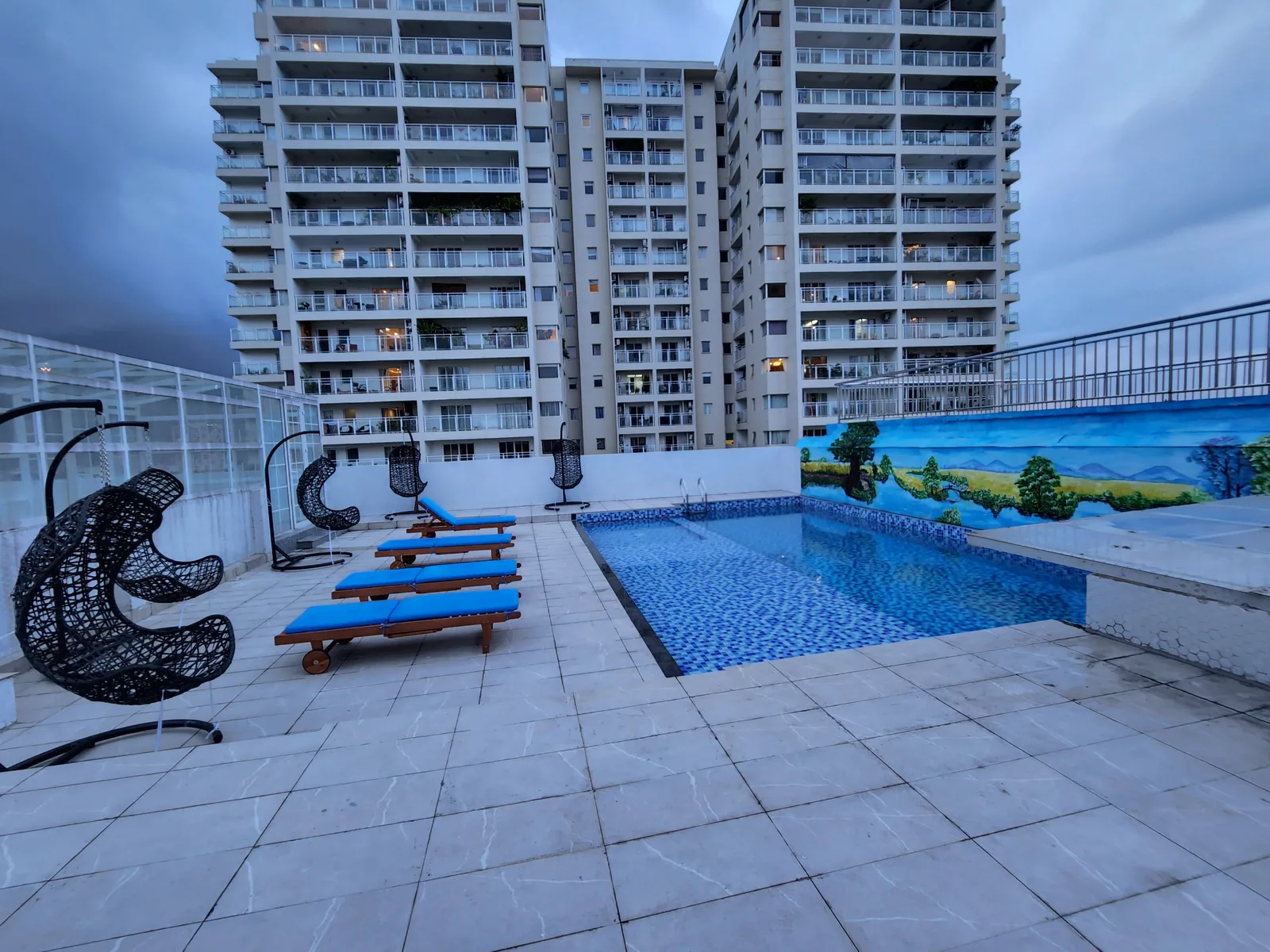 Phòng ngủ rộng rãi tại Kayden House